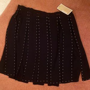 Michael Kors Black Chiffon Skirt